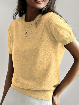 Women's Top | Short Sleeves, Round Neckline 0