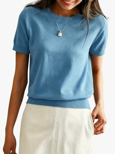 Women's Top | Short Sleeves, Round Neckline 1