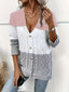 Women's Vest | Patchwork Pattern, Mesh Detail 5