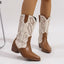 Women's Western Cowboy Boots with Embroidered Design - Stylish Cowgirl Boots for Comfort and Versatility 2