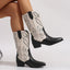 Women's Western Cowboy Boots with Embroidered Design - Stylish Cowgirl Boots for Comfort and Versatility 3