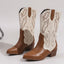 Women's Western Cowboy Boots with Embroidered Design - Stylish Cowgirl Boots for Comfort and Versatility 4