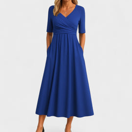 Womens Dress | A-line Silhouette, Midi Length 2