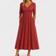 Womens Dress | A-line Silhouette, Midi Length 5