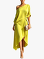 Womens Dress | Asymmetrical Neckline, Flowing Silhouette 1