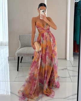 Womens Dress | Classic Floral Design, Midi Length 0