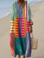 Womens Dress | Colorful Patchwork Prints, Relaxed Fit 0
