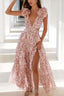 Womens Dress | Floral Pattern, Criss-Cross Design 0