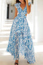 Womens Dress | Floral Pattern, Criss-Cross Design 1