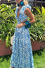 Womens Dress | Floral Pattern, Criss-Cross Design 8
