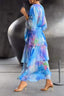 Womens Dress | Floral Print, V-neck, Half Sleeves 2