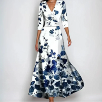 Womens Dress | Floral Print, Wrap Waist Design 0