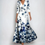 Womens Dress | Floral Print, Wrap Waist Design 0
