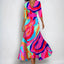 Womens Dress | Floral Print, Wrap Waist Design 3