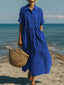 Womens Dress | Flowing Cut, Button Closure 3