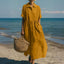 Womens Dress | Flowing Cut, Button Closure 5