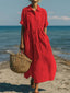Womens Dress | Flowing Cut, Button Closure 6