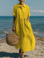 Womens Dress | Flowing Cut, Button Closure 7