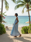 Womens Dress | Flowing Silhouette, Lightweight Fabric 8