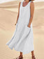 Womens Dress | Flowy Silhouette, Solid Color 1