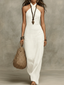 Womens Dress | Halter Neck, Maxi Length 2