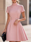 Womens Dress | High-Neck, Belted Waist 1
