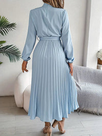 Womens Dress | Long Sleeve, Pleated Design 1