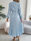 Womens Dress | Long Sleeve, Pleated Design 1
