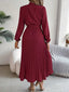 Womens Dress | Long Sleeve, Pleated Design 5