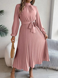 Womens Dress | Long Sleeve, Pleated Design 6