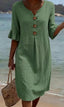 Womens Dress | Loose Fit, Button Closure 3