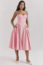 Womens Dress | Midi Length, Gathered Full Skirt 12
