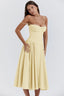 Womens Dress | Midi Length, Gathered Full Skirt 13