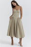 Womens Dress | Midi Length, Gathered Full Skirt 14