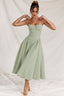 Womens Dress | Midi Length, Gathered Full Skirt 3