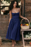 Womens Dress | Midi Length, Gathered Full Skirt 8