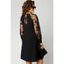 Womens Dress | Round Neckline, Long Lace Sleeves 2