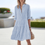 Womens Dress | Striped Pattern, A-Line Fit 0