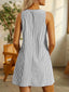 Womens Dress | Striped Pattern, Round Neckline 4