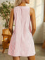 Womens Dress | Striped Pattern, Round Neckline 8