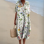 Womens Dress | V-Neck, Multicolour Print 12