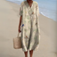 Womens Dress | V-Neck, Multicolour Print 13