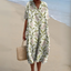 Womens Dress | V-Neck, Multicolour Print 5