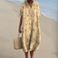 Womens Dress | V-Neck, Multicolour Print 9
