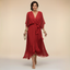 Womens Dress | V-Neckline, Adjustable Waist, Chiffon Fabric 5