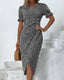Wrap Dress | Flutter Sleeves, V-Neckline 9