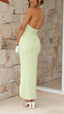 Wrap Dress | Open Back Design, Satin Fabric 1
