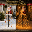Santa Gift Fountain Light for the Garden