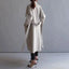 Belted Trench Coat Longline Classic Overcoat for Women