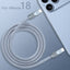 "Chubby 18" 240W Anodizing Fast Charging Cable For iPhone 18